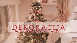 NOVOGODIŠNJI SERIJAL 2021  🎄 Dekoracija novogodišnje jelke  Decorating my christmas tree [upl. by Hadria]