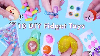 10 DIY Best Compilation TIKTOK POP IT Fidget toys VIRAL TikTok antistress fidgets [upl. by Eehc191]