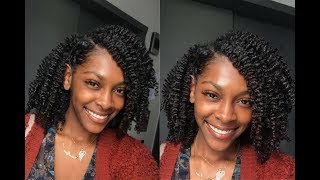 BRAIDOUT TUTORIAL  TALIAH WAAJID APPLE AND ALOE LINE NATURAL HAIR [upl. by Nawiat]