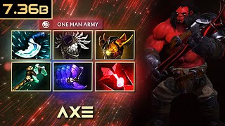 OFFLANE ATF AXE 736  Dota2 4K [upl. by Solrac]