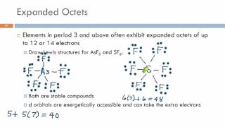 99 Exceptions to the Octet Rule OddElectron Species Incomplete Octets amp Expanded Octets [upl. by Farika]