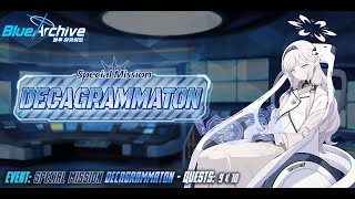 Blue Archive  Special Mission Decagrammaton Event  Quests 9 amp 10 [upl. by Pris]