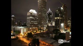 Midtown Atlanta tower crane timelapse video [upl. by Woodie988]