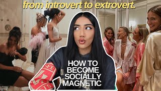 HOW TO MASTER SOCIAL CONFIDENCE  talk to anyone develop extroverted traits and become magnetic [upl. by Gamaliel361]