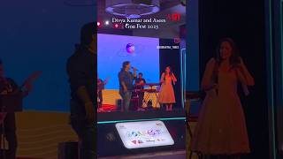 Indian playback singers Divya Kumar and Asees Kaur at Goa Fest 2023 shorts Gomantak Times [upl. by Laurent]