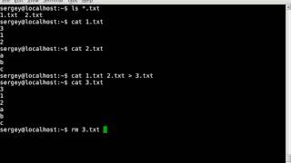 How to combine multiple text files into one file in Linux [upl. by Smail]