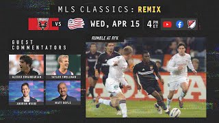 CLASSIC FULL MATCH DC United vs New England Revolution  Rumble at RFK  2004 MLS Remix [upl. by Myke896]