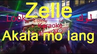 Akala mo lang  Zelle  karaoke [upl. by Aihtnis786]