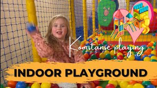 Konstanse is visiting an Indoor playhouse at Hafjell Norway [upl. by Nosemyaj577]