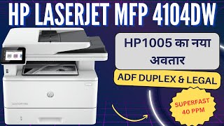 HP LaserJet Pro MFP 4104dw Printer  Business printer under low budget [upl. by Fevre536]