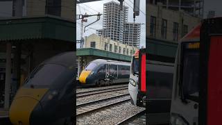 GWR 800025 departs Cardiff Central [upl. by Lyndsay]