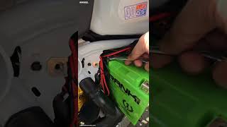 Crank1 battery installation on BMW R1250GS Adventure [upl. by Wittenburg]