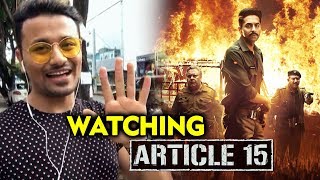 ARTICLE 15 Movie Excitement And Expectations  Ayushmann Khurrana [upl. by Kopple87]