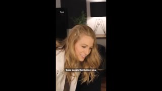 Blake Lively gives bizarre answer to interview question [upl. by Valleau668]