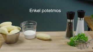 Slik lager du en enkel potetmos  Fruktno [upl. by Auehsoj]