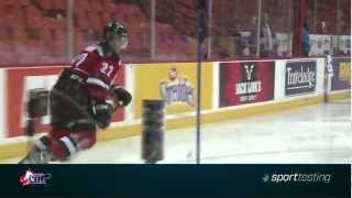 Nathan MacKinnon at the CHL Top Prospects Sport Testing combine [upl. by Garate215]