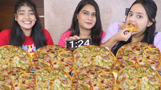 Unlimited Pizza Eating Challenge All Pizza Finished in Minutes  Pizza Competition  Food Challenge [upl. by Fulmis]