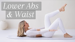 Quick Lower Abs amp Waist Toning Pilates 🤍 Tone your lower belly and waist [upl. by Reivax391]