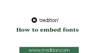 How to embed fonts in Word and PDF [upl. by Ailla]