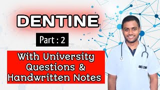 Dentine Part 2  Dentinal Senstivity Hypocalcified Areas In Dentine  Interglobular Dentine [upl. by Dnalyram]