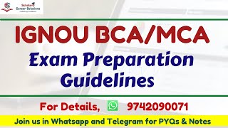 IGNOU BCA MCA Exam Preparation  June 2024 Term End Exam Guidelines ignoubca ignoumca mcaentrance [upl. by An54]