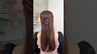 Easy stylish 5 minutes ready hairstyle  shorts hairstyle yt [upl. by Liebermann]