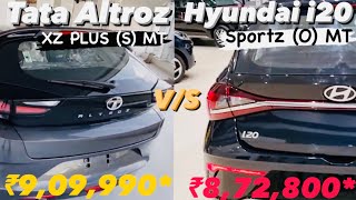 इनमें से कौन सी बेहतर है  2024 New Tata Altroz XZ Plus S vs Hyundai i20 Sportz O vikasvlogs11 [upl. by Htilil]