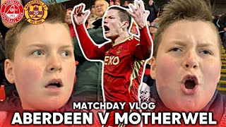 NEVER DOUBT THE DONS  ABERDEEN V MOTHERWELL  MATCHDAY VLOG  140224 [upl. by Dray945]