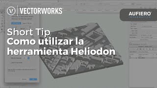 Vectorworks  Como utilizar la herramienta Heliodon [upl. by Aneras]