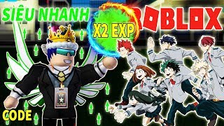 Roblox  CÙNG VỚI GAMEPASS X2 KINH NGHIỆM CẦY FULL LEVEL KHÔNG KHÓ  180K CODE  Boku No Roblox [upl. by Pressey54]