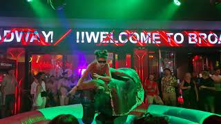 MINDBLOWING 🤯 PRETTY Girls Riding on a Bull in Benidorm EPIC FAIL Spain 4K 2024 [upl. by Assilev376]