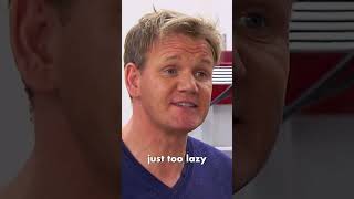 Lazy chef claims hes not lazy KitchenNightmares GordonRamsay [upl. by Zetnas]