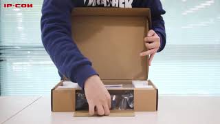 IPCOM G1110P 8 Port and 2SFP Ports PoE Switch Unboxing [upl. by Ynaffet]