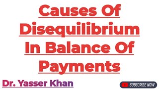 Causes Of Disequilibrium In Balance Of Payments  Balance Of Payments  International Economics [upl. by Nina]