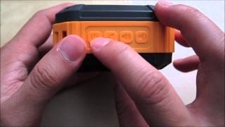 Omaker M3 Rugged Shockproof Splashproof Bluetooth Speaker Review [upl. by Ainsworth]