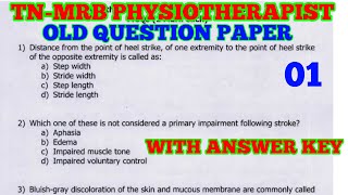 TN MRB EXAM PREPARATION FOR PHYSIOTHERAPIST GR 2 VIDEO NO 1 [upl. by Iblok]