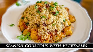 The BEST Couscous you will EVER Taste  Spanish Couscous Recipe [upl. by Mukerji632]