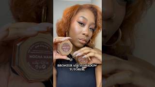 Bronzer as Eyeshadow makeuptutorial beauty fullglam glammakeup eyemakeup bronzer [upl. by Lupita961]