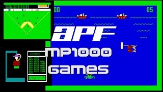 APF MP1000  All Games  1978  gameplay HD [upl. by Ardnod]