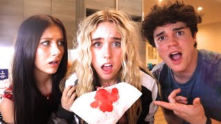 Throwing Up Blood PRANK on my BEST FRIENDS Funny Reaction [upl. by Mayman]