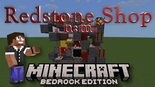 Redstone Shop nm  Minecraft Bedrock Edition 120 [upl. by Erasaec]