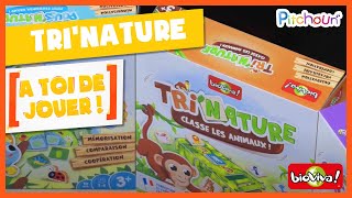 Découverte du jeu TriNature Classe les animaux  A toi de jouer [upl. by Ecille]