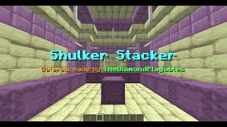 I made Shulker Box Stackable in Minecraft Datapack [upl. by Aerdnaid]