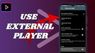 How To Use External Video Player On Vanced Youtube [upl. by Jerold]