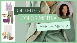 VERDE CLARO CÓMO COMBINARLO Y OUTFITS SEGÚN COLORIMETRÍA  Joana Patikas [upl. by Nelak774]