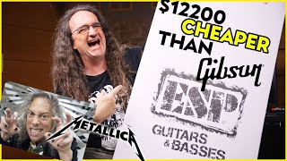 LTD CRUSHES the Gibson Mustaine V Kirk Hammett V [upl. by Pallua262]