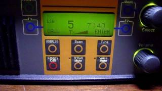 Codan 9780 HF SSB Transceiver Transmitting test [upl. by Luy]