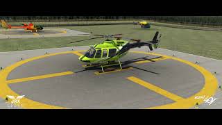 JRX BELL 407 for XP11  XP12  Startup and Shutdown Tutorial [upl. by Bonnee]