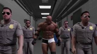 Goldbergs WWE 2K17 entrance [upl. by Tracie]