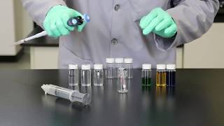 Solid Phase Extraction SPE Color Demonstration [upl. by Eidoj]